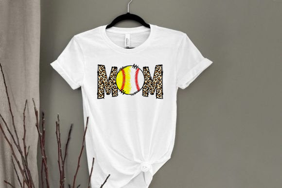 Baseball Softball Mom Graphic Tee