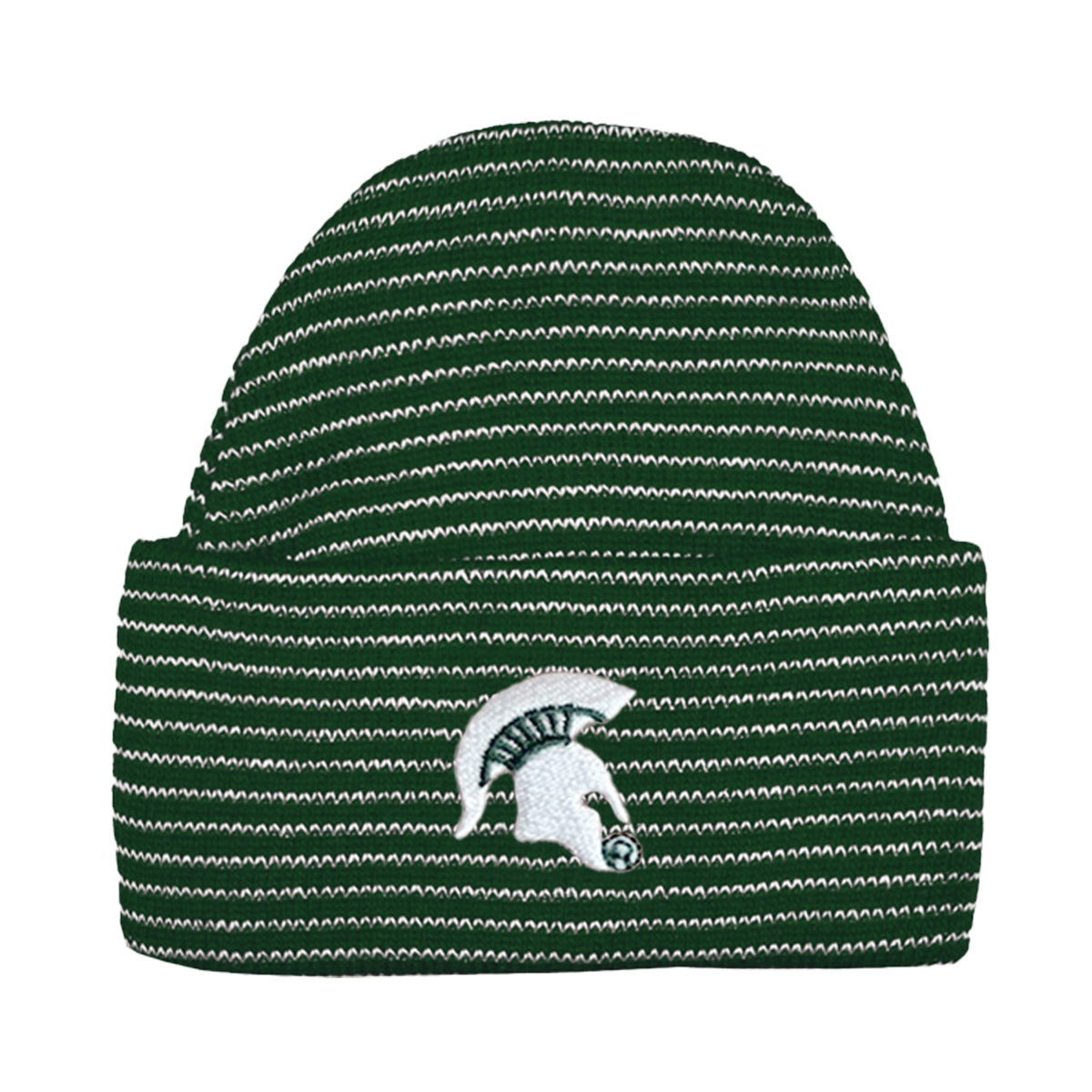 Michigan State Stripe Knit Cap