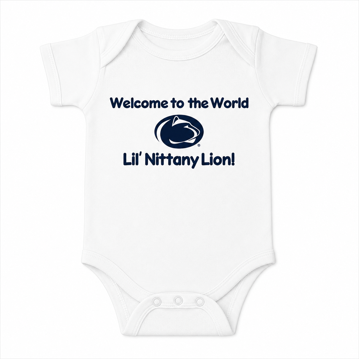 Penn State Infant Lap Shoulder Creeper Print