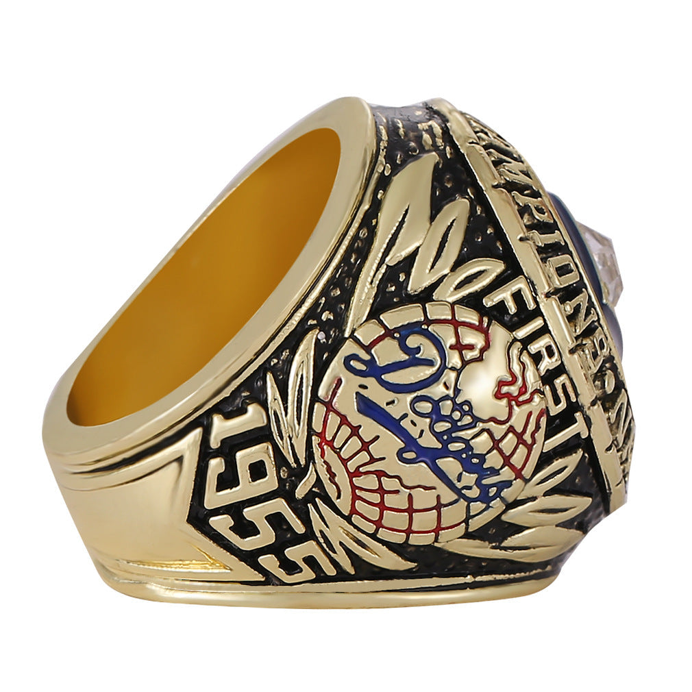 1955 Brooklyn Baseball Championship Ring Replica – Baseball Fan Collector Gift