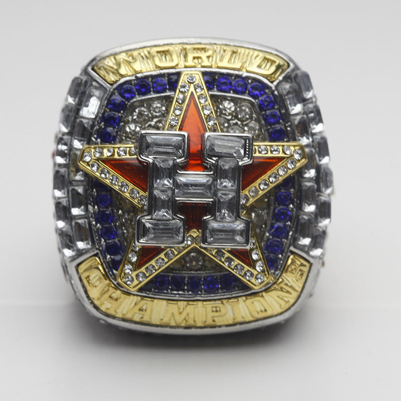 2022 Houston Baseball Championship Ring Replica – Fan Collectible Gift with Wooden Box