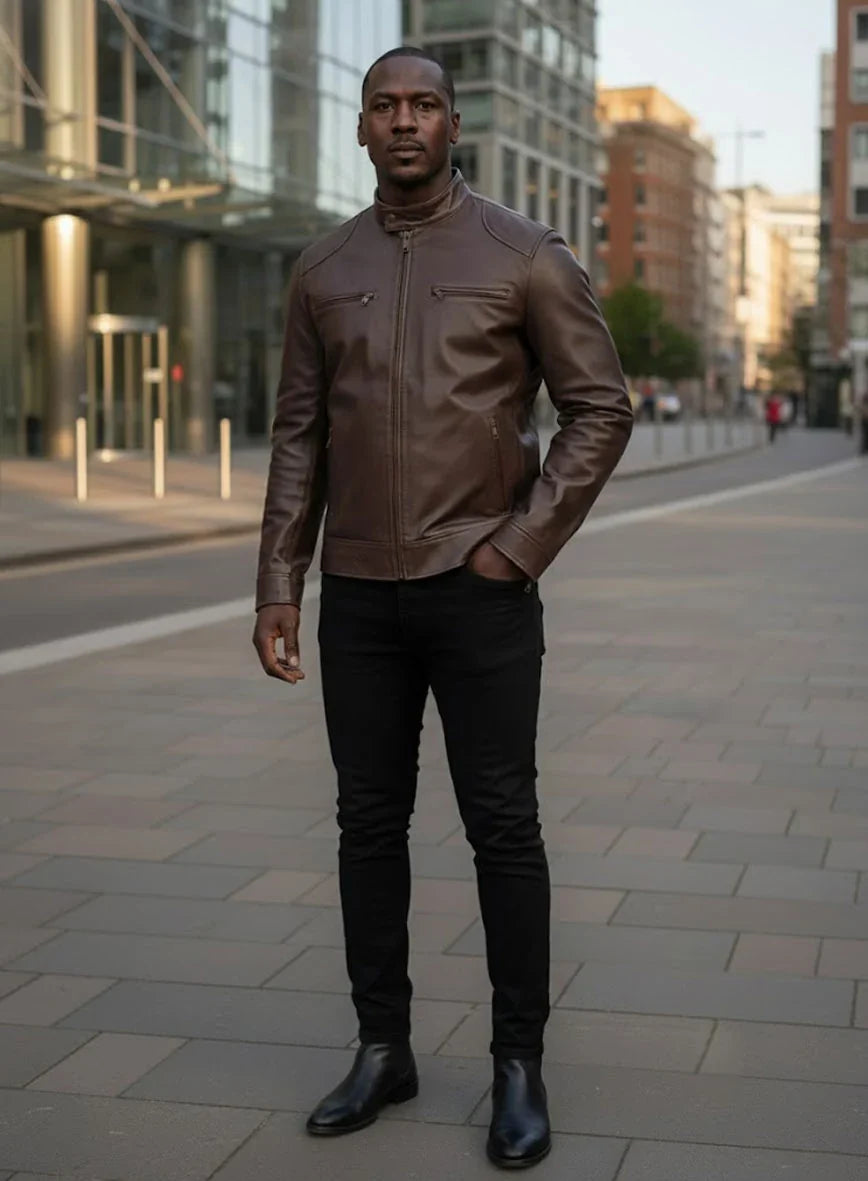 Michael Jordan Leather Jacket