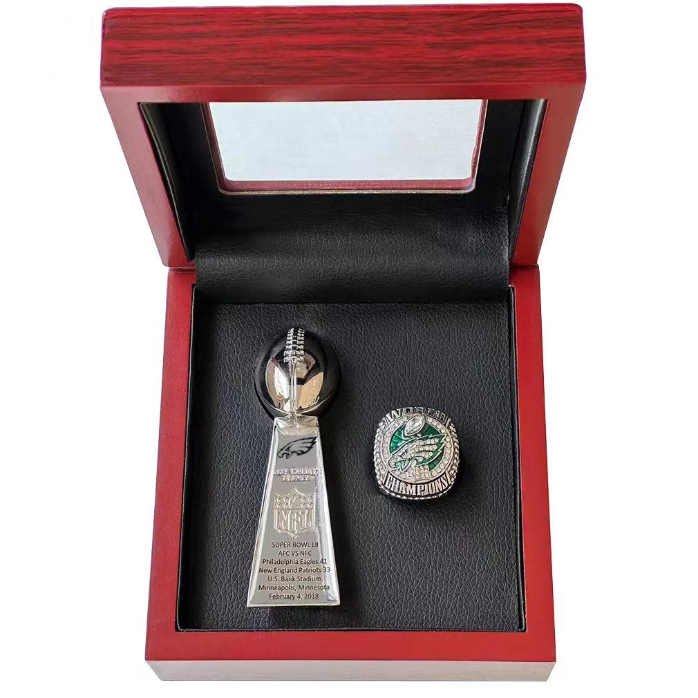 2017 Philadelphia Eagles Super Bowl Championship Ring or Trophy — Replica Collectible Memorabilia