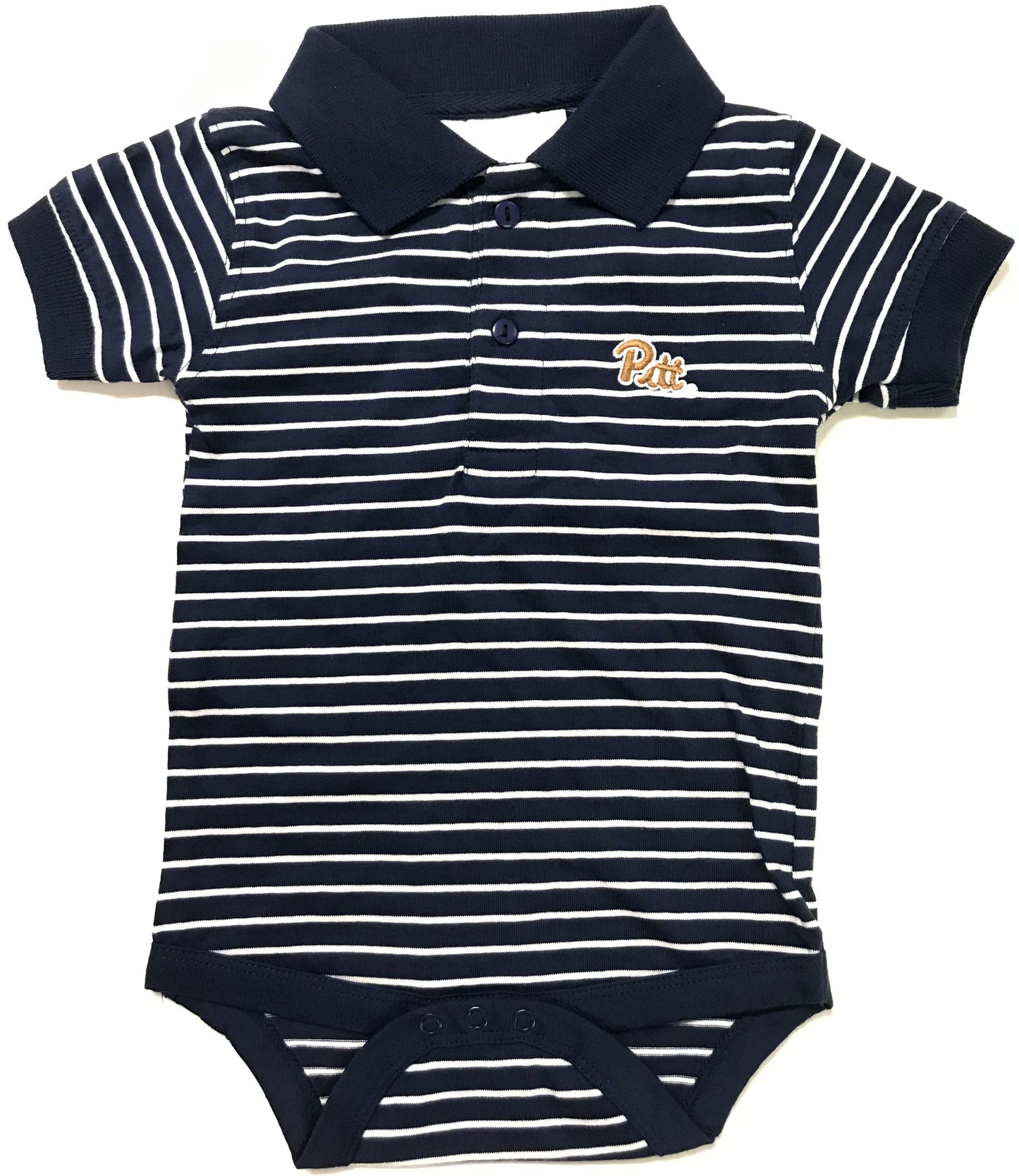 Pitt Jersey Stripe Golf Creeper