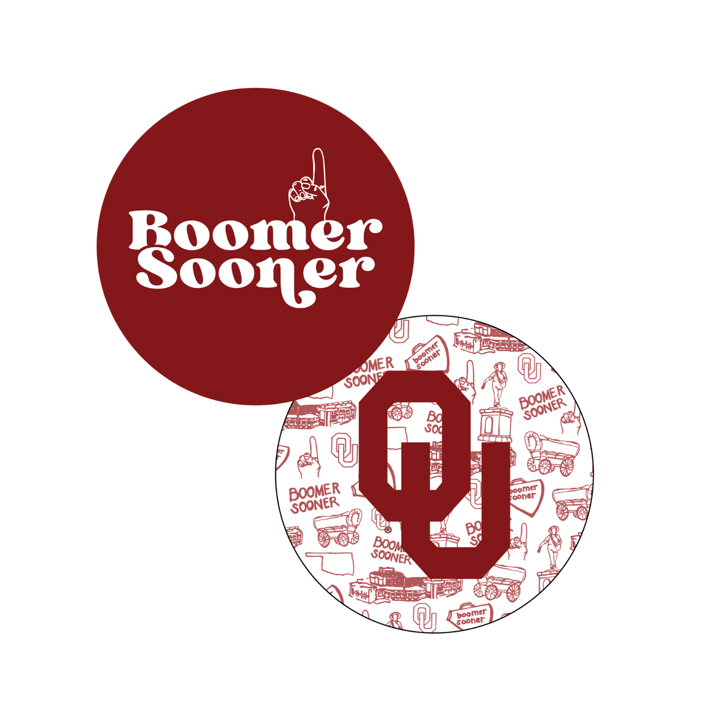 OU Coasters Set of 25