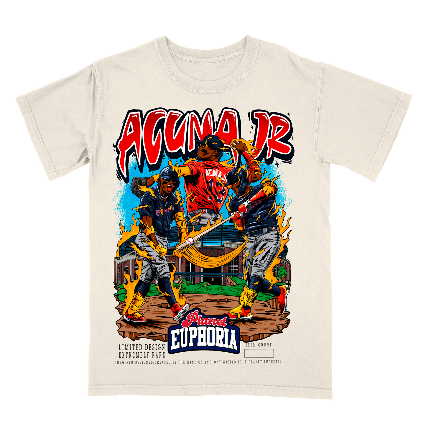 Youth Ronald Acuña Jr. Limited Edition MLB Player Graphic T-Shirt