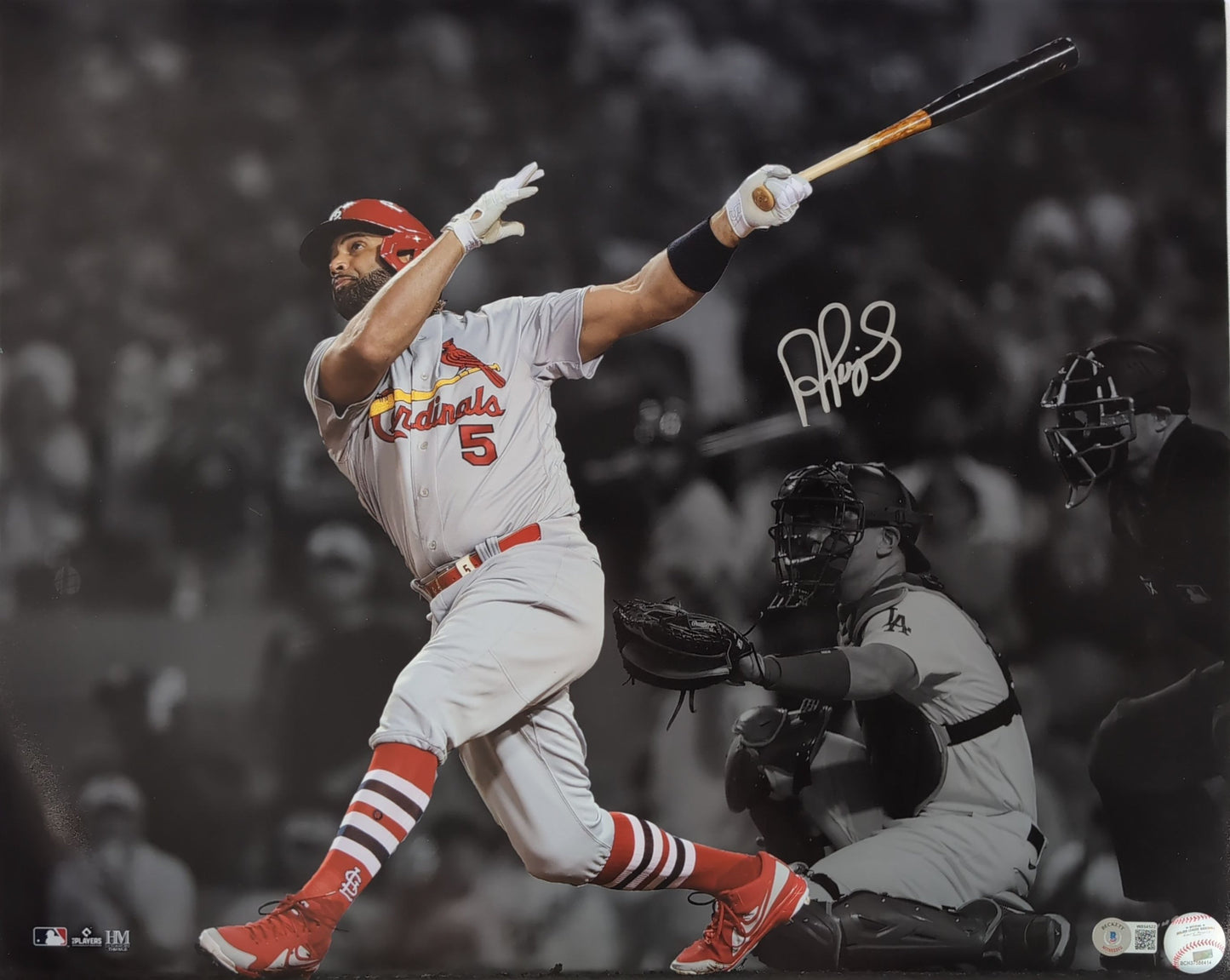 Albert Pujols Signed 16x20 Poster - Beckett Authentication
