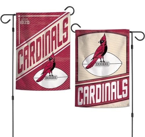 Arizona Cardinals Garden Flag 2 Sided Retro Vintage Logo