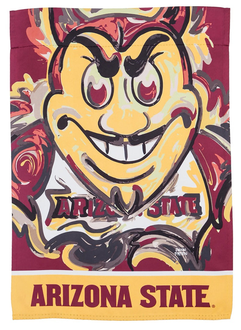 Arizona State Garden Flag Justin Patten 2 Sided