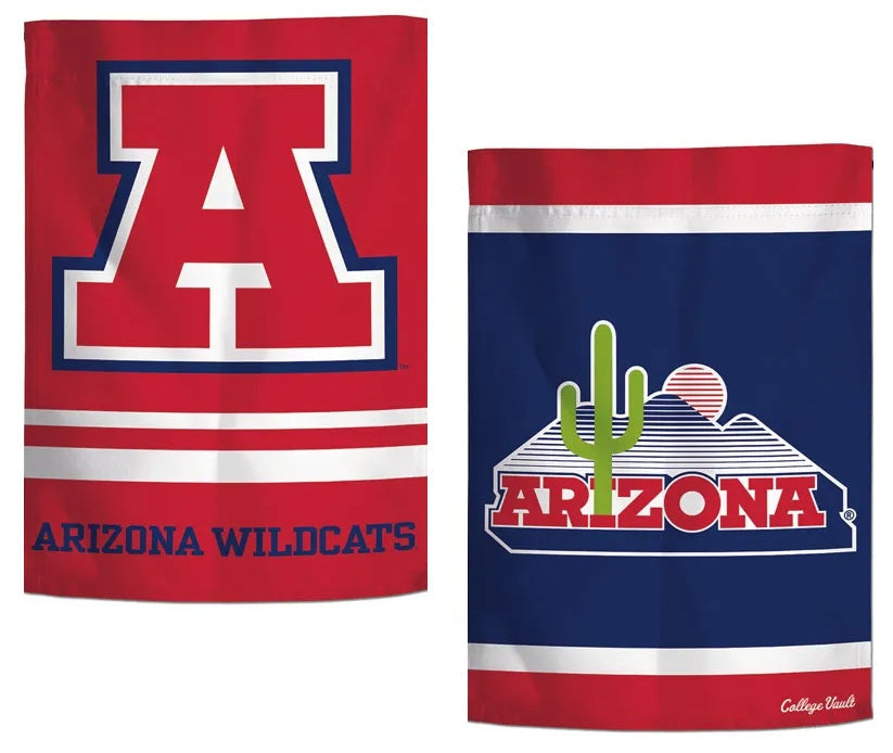 Arizona Wildcats Garden Flag 2 Sided Logo