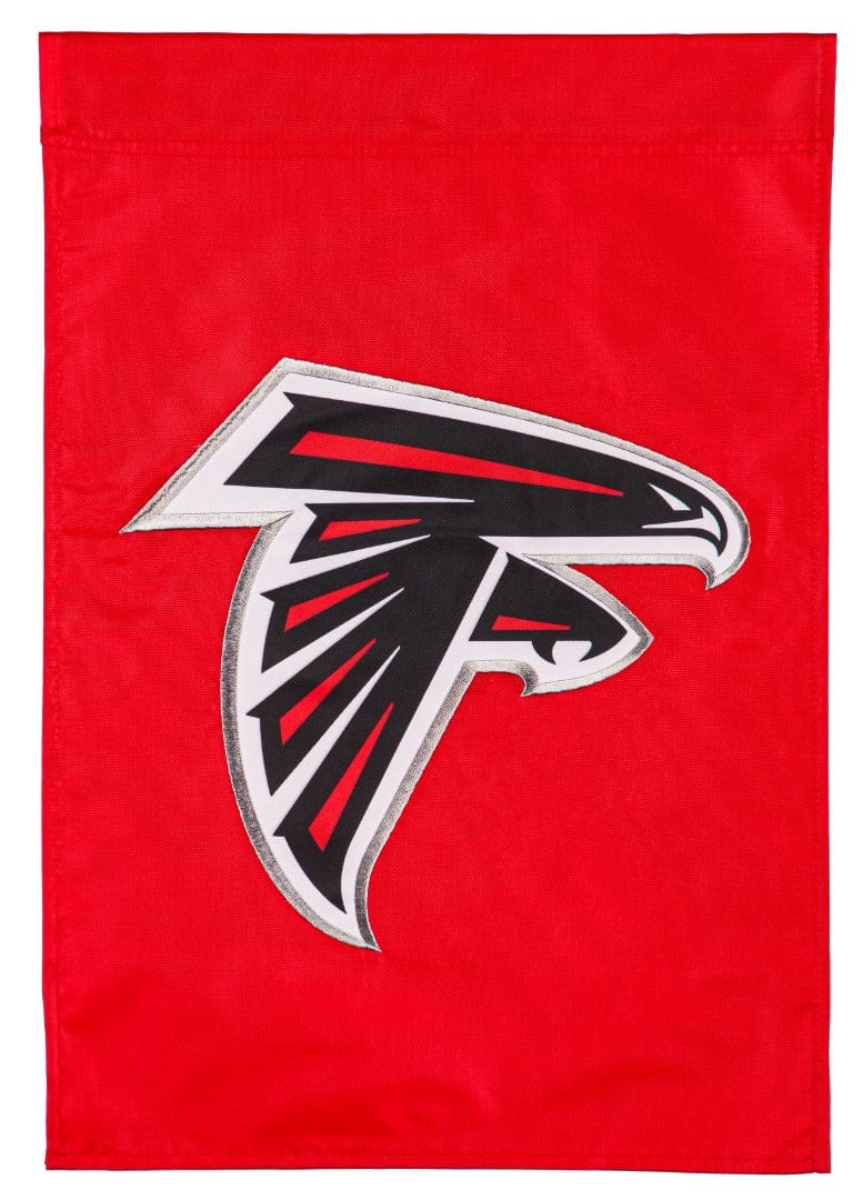 Atlanta Falcons Garden Flag 2 Sided Applique Logo