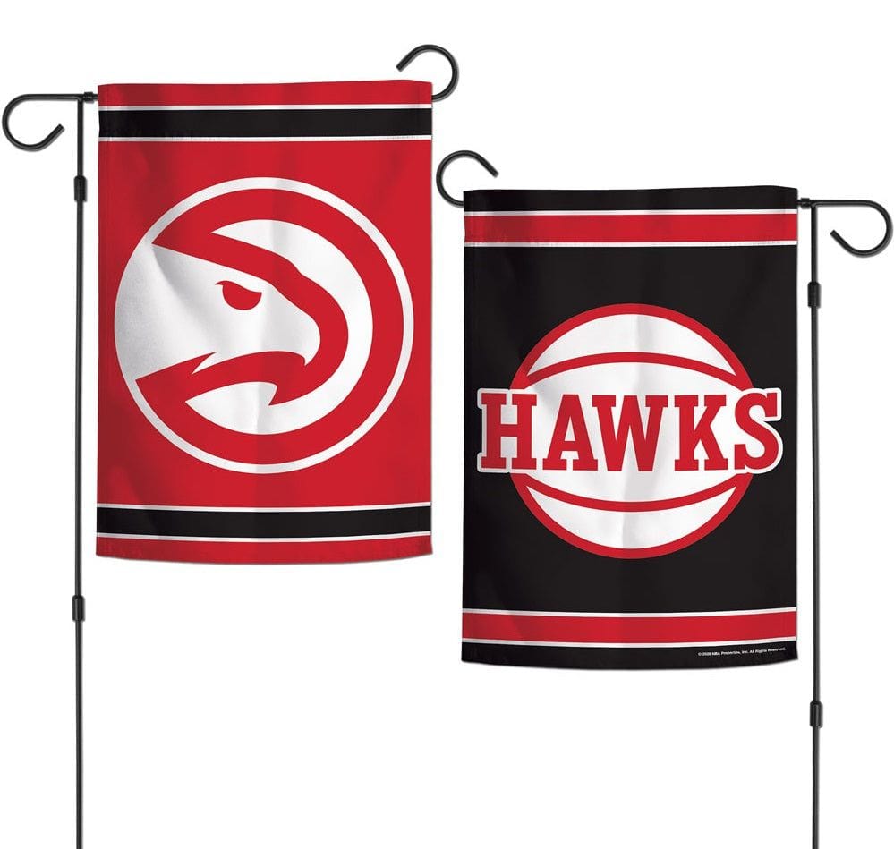 Atlanta Hawks Garden Flag 2 Sided Logo