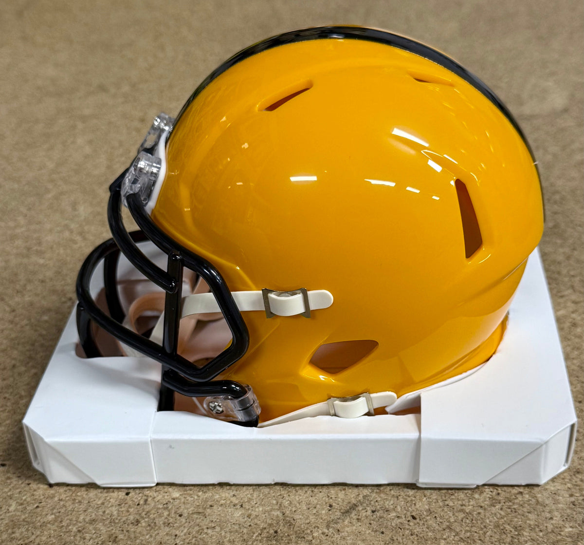 Jaylen Warren RB Signed Pittsburgh Steelers Yellow Mini Helmet With PSA/DNA COA