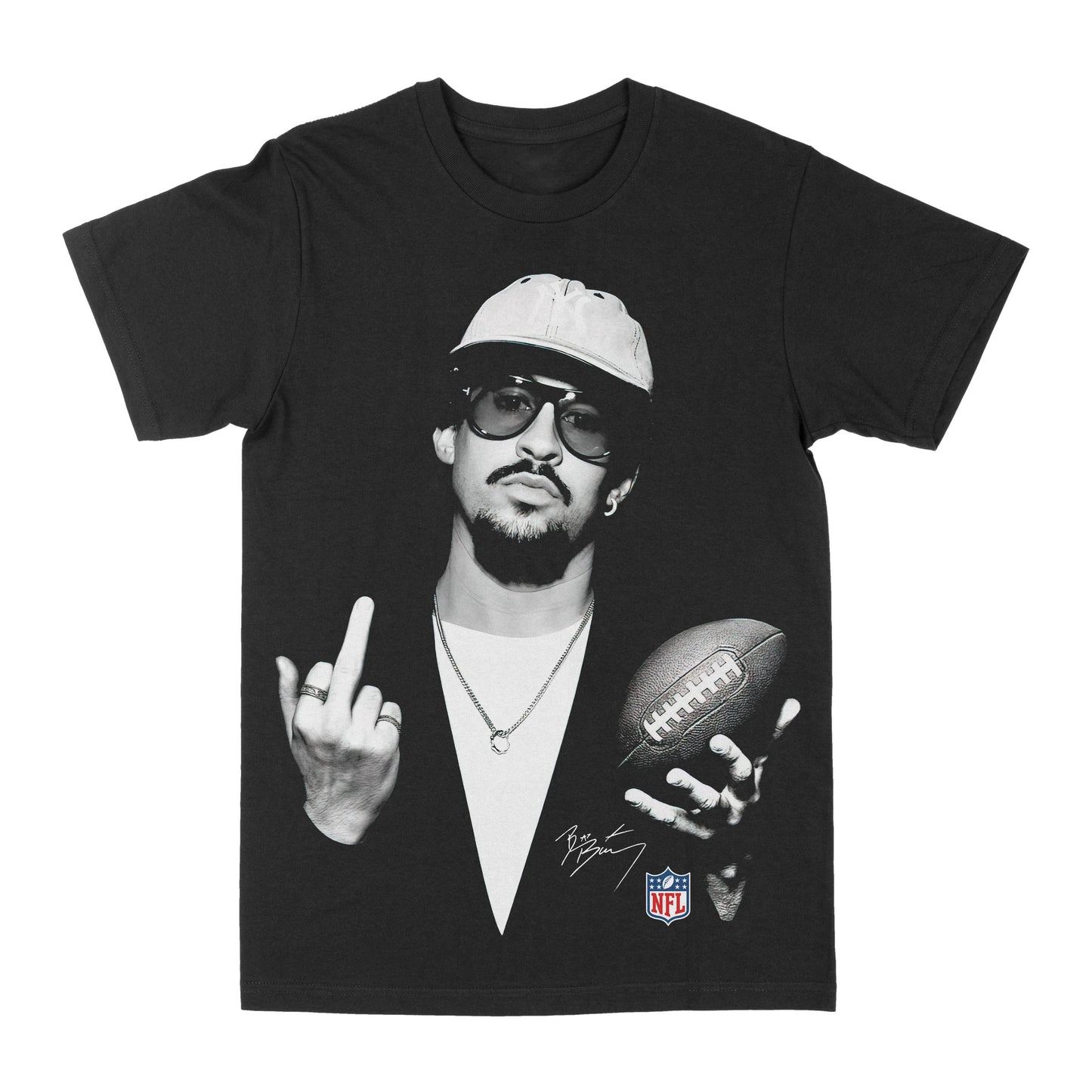 Bad Bunny "Superbowl Flipping It" Graphic Tee