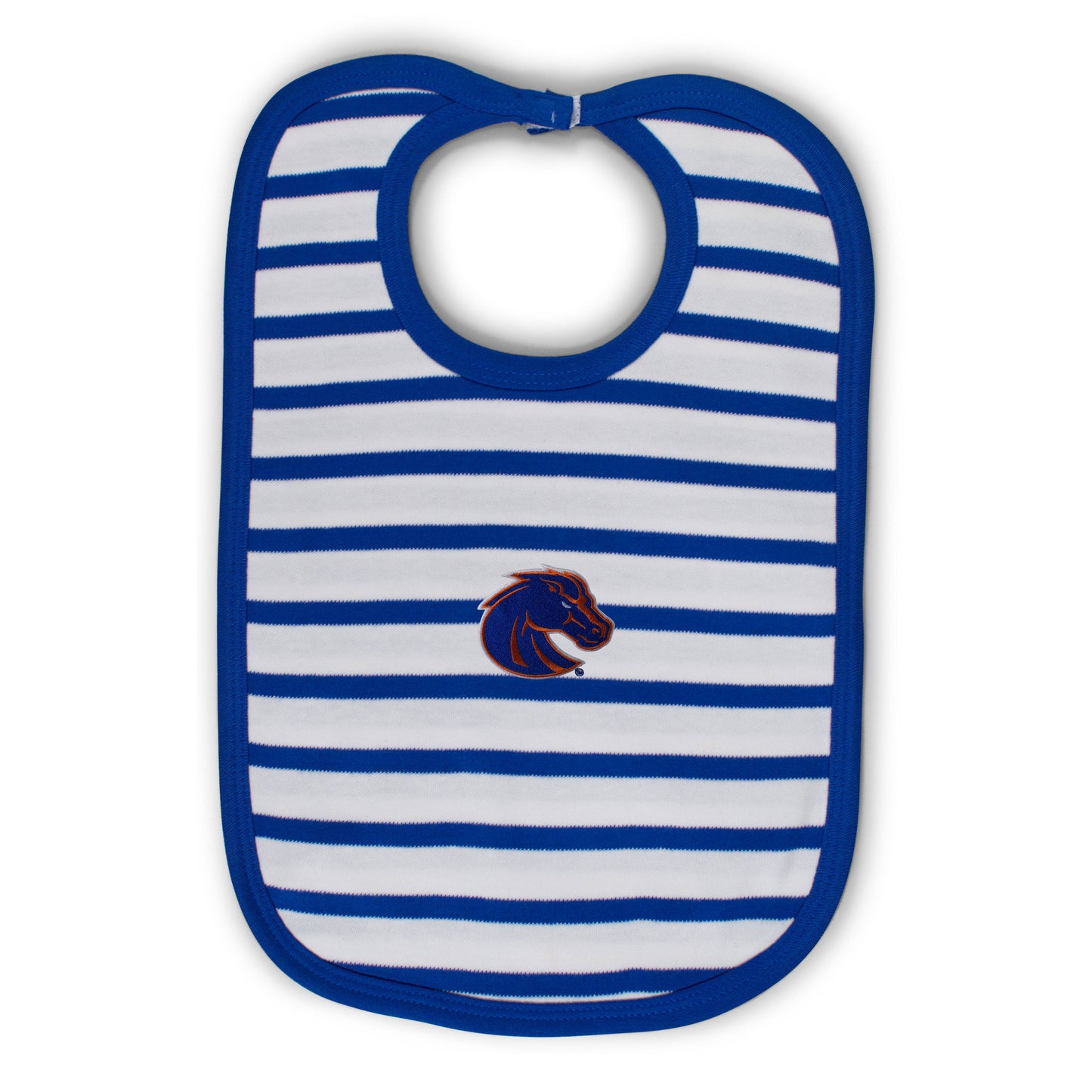 Boise State Infant Stripe Knit Bib