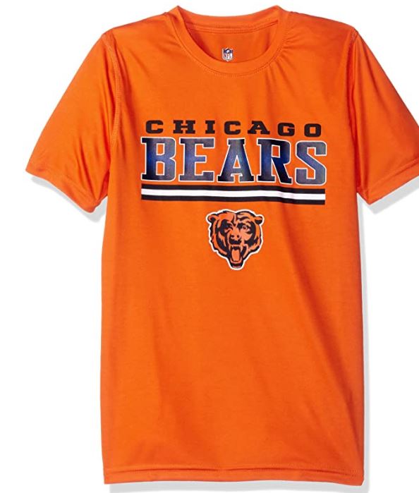 NFL Denver Broncos Performance Short Sleeve Tee -Orange-L 14-16