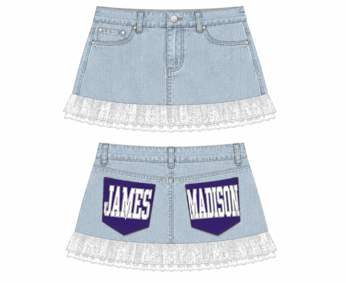 James Madison Lacey Double Pocket Skirt