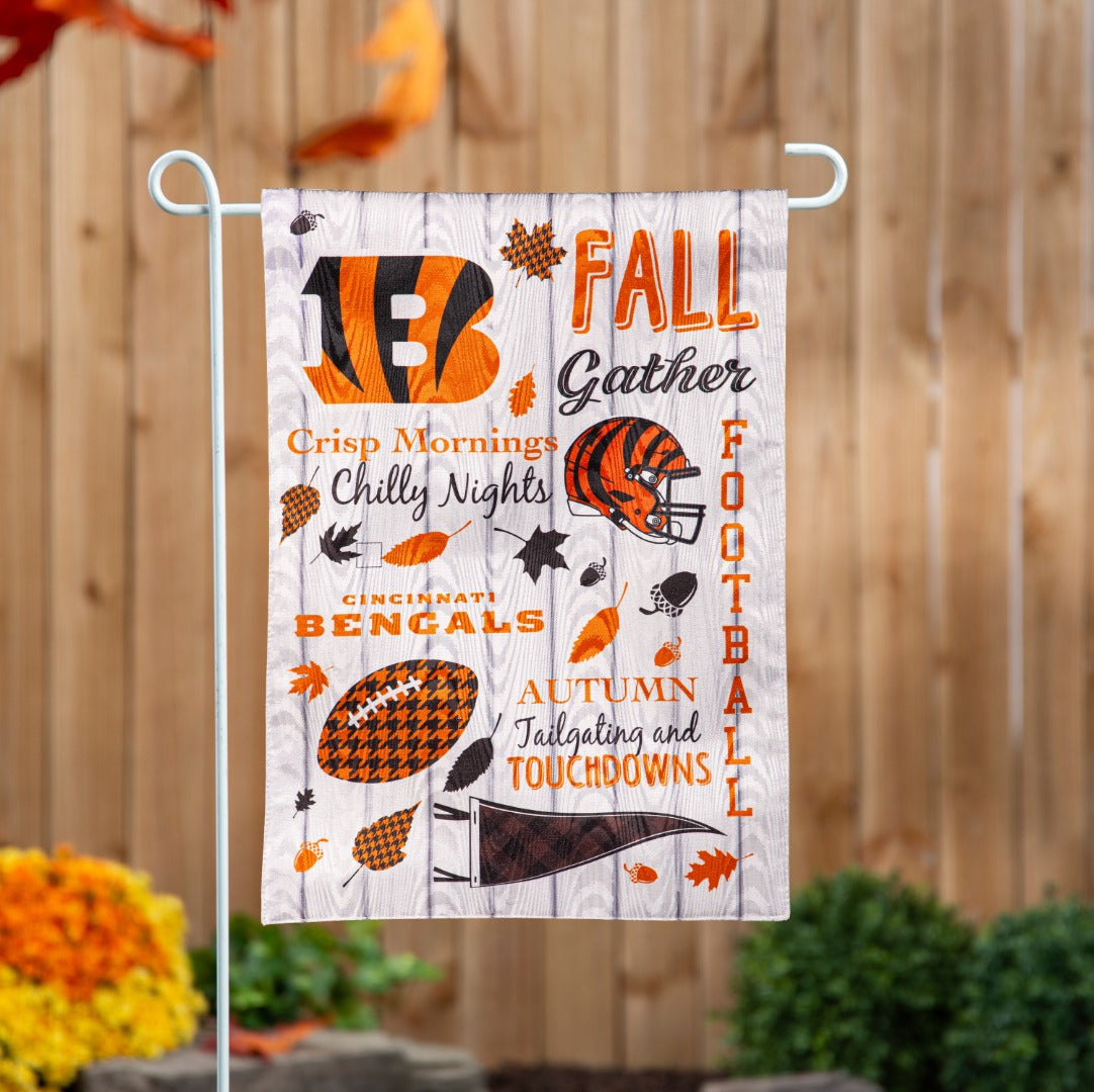 Cincinnati Bengals Fall Garden Flag 2 Sided