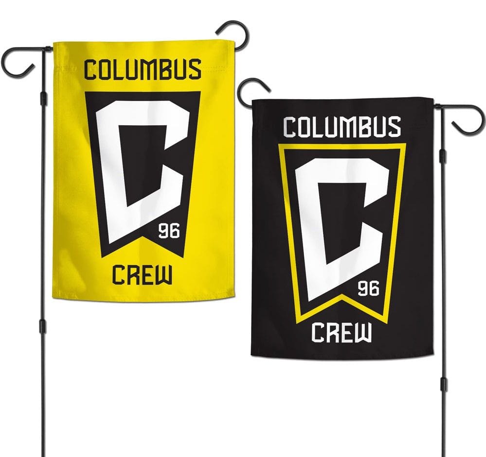 Columbus Crew Garden Flag 2 Sided Soccer