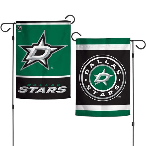 Dallas Stars 2 Sided NHL Garden Flag Double Logo