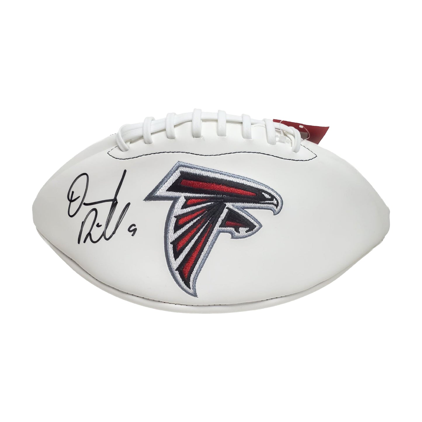 Desmond Ridder Signed Falcons Logo Football - Beckett Authentication
