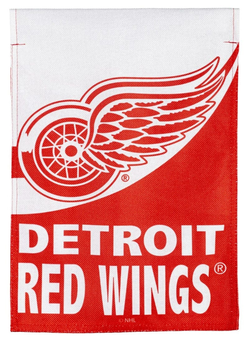 Detroit Red Wings Garden Flag 2 Sided Hockey
