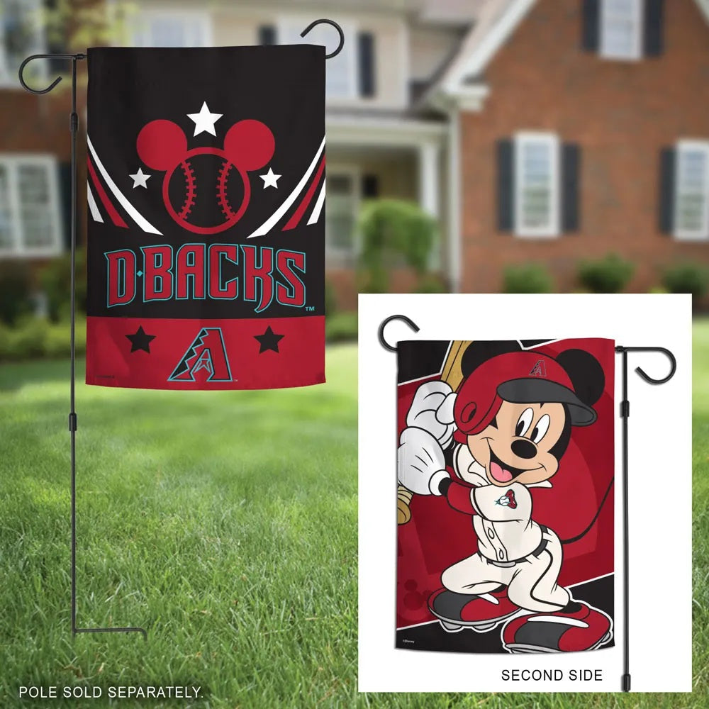 Diamondbacks 2 Sided Mickey Mouse Garden Flag