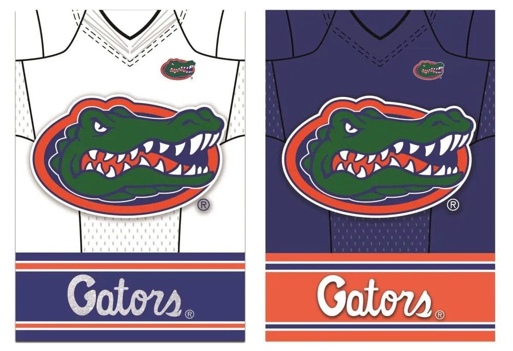 Florida Gators Garden Flag 2 Sided Foil Jersey