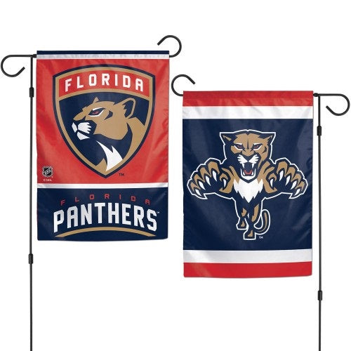 Florida Panthers Garden Flag 2 Sided Logo