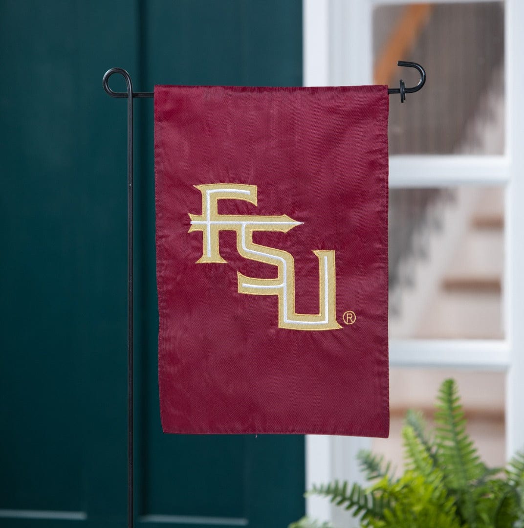 Florida State Seminoles Garden Flag 2 Sided Applique Logo