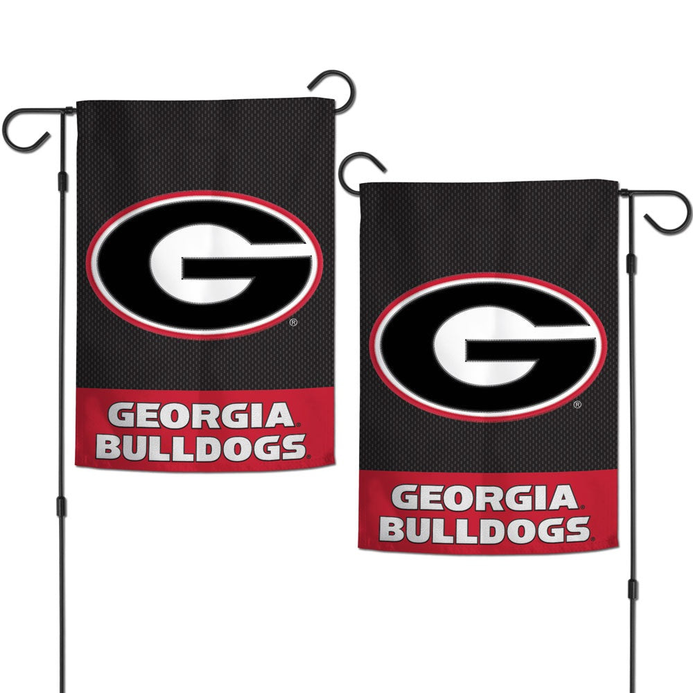 Georgia Bulldogs Garden Flag 2 Sided Embroidered