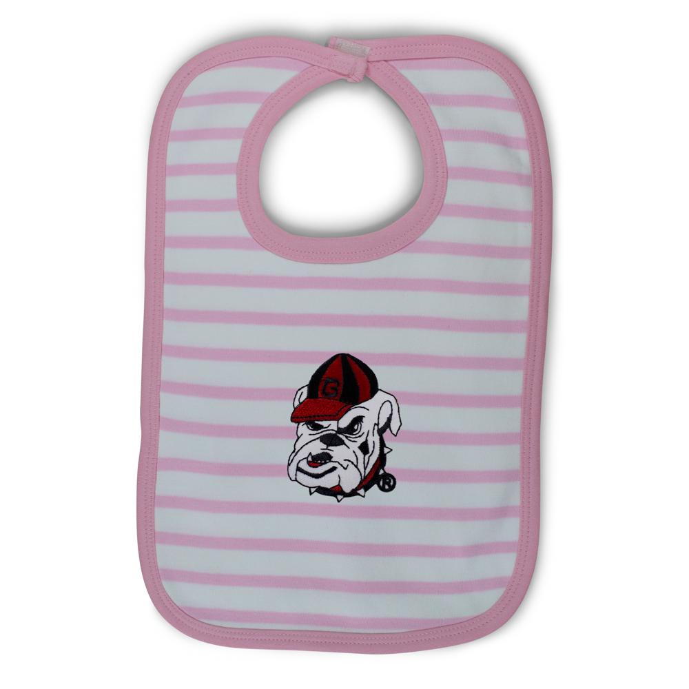 Georgia Infant Stripe Knit Bib