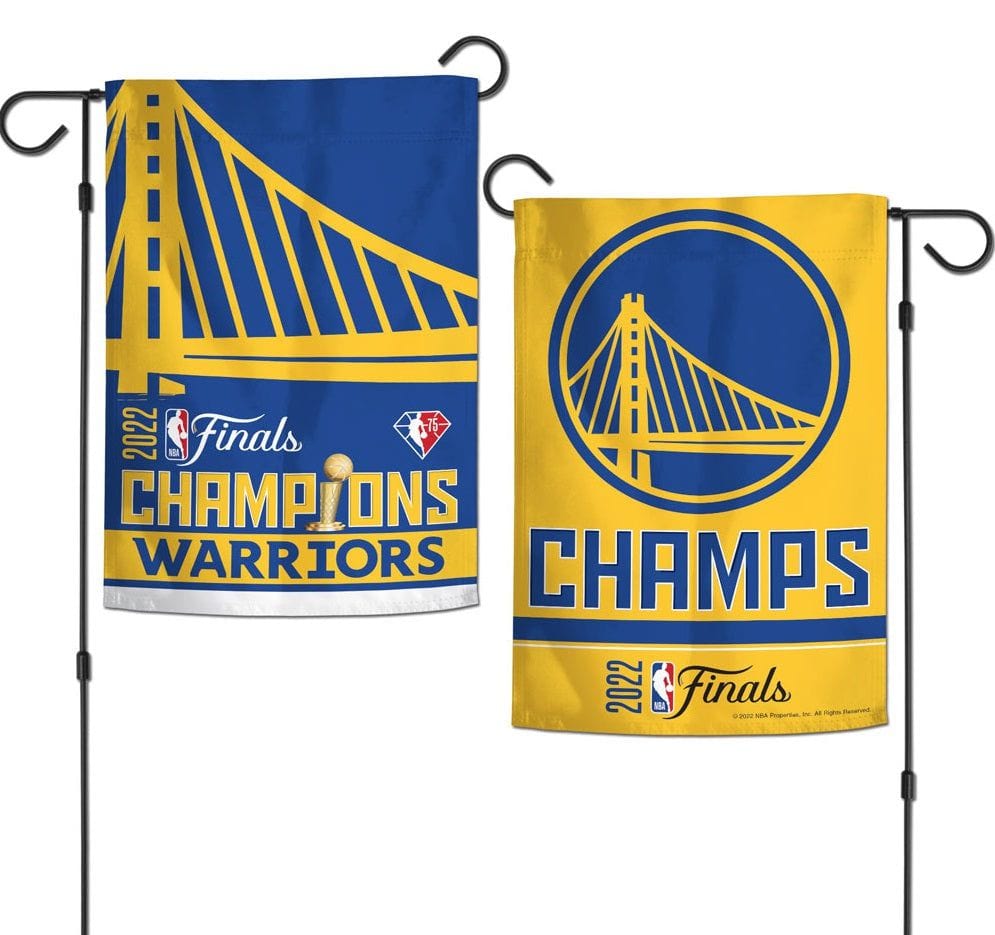 Golden State Warriors Garden Flag 2 Sided 2022 NBA Champions