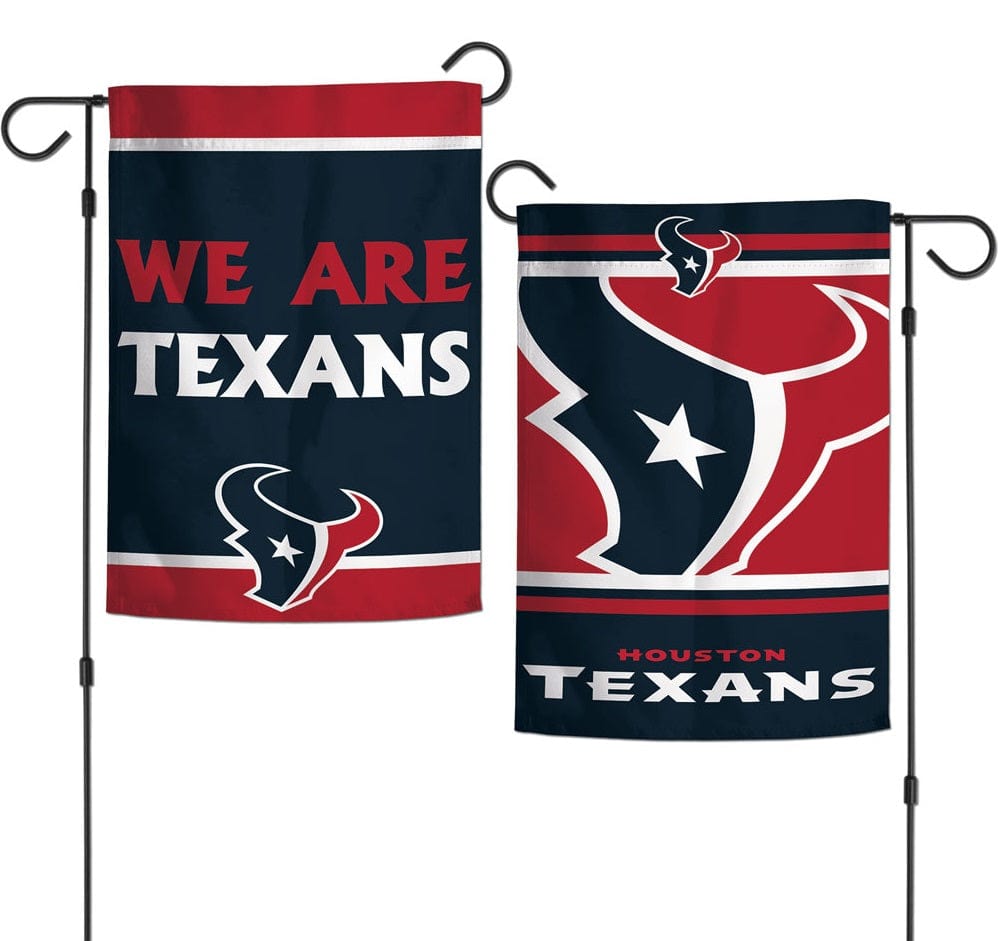 Houston Texans Garden Flag 2 Sided We Are Texans