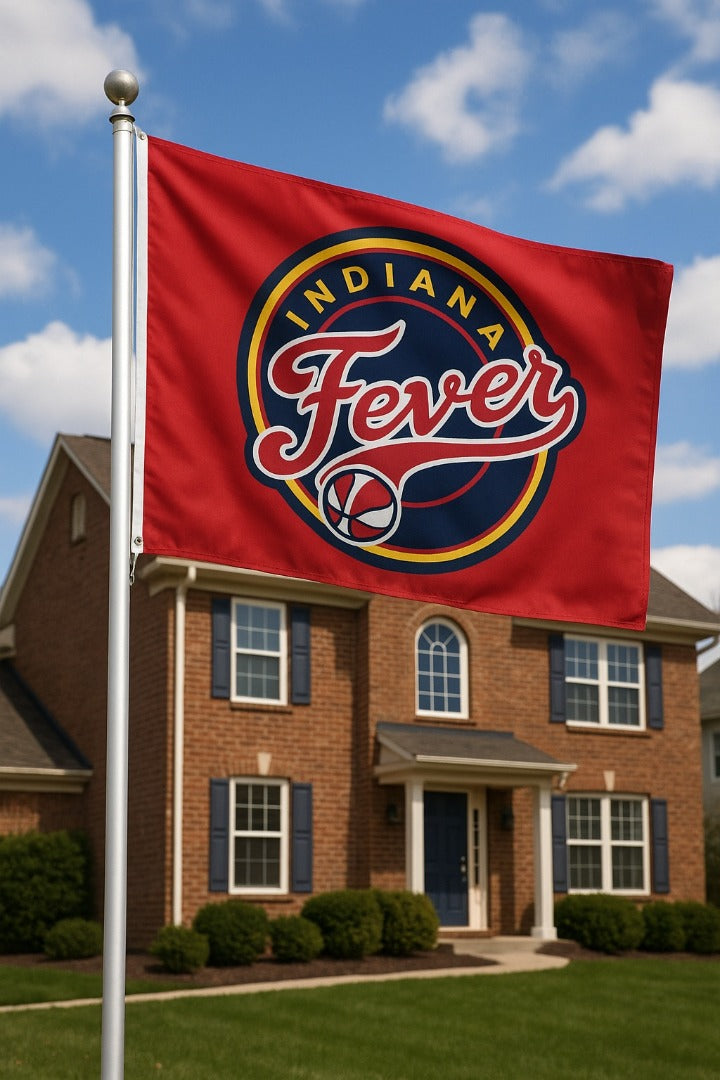 Indiana Fever 3x5 Flag - Official WNBA Logo Flag (Indoor/Outdoor)