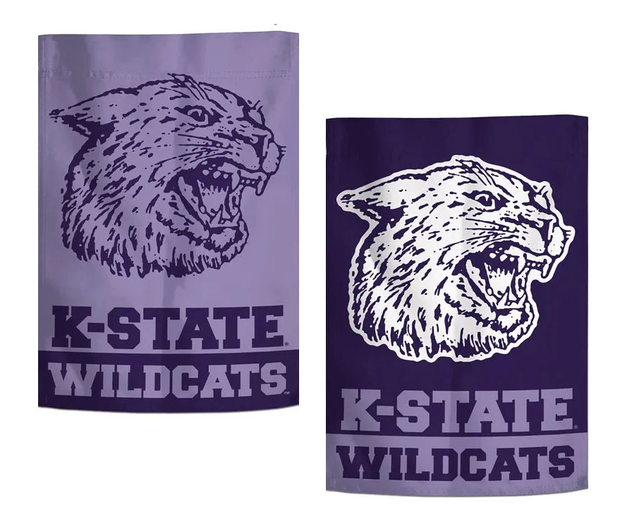 K-State Wabash 2 Sided Garden Flag