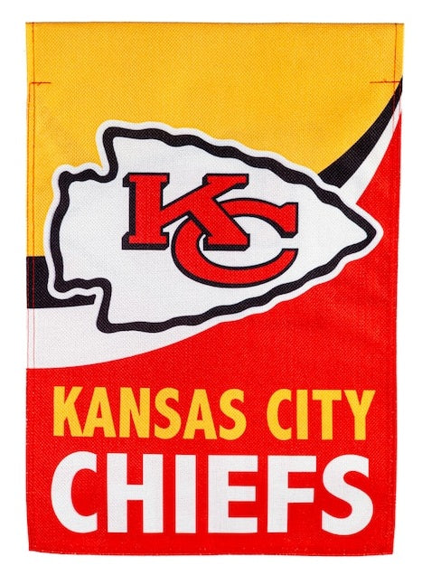 KC Chiefs Garden Flag 2 Sided NFL