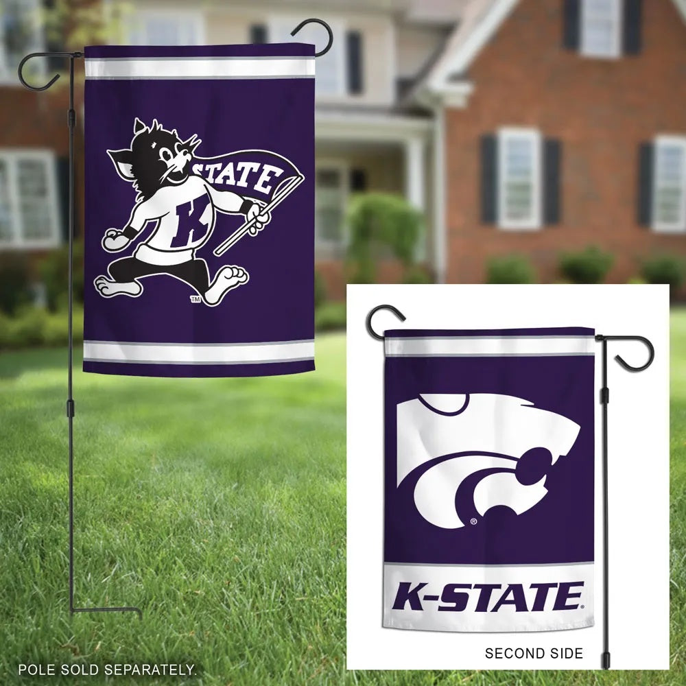 Kansas State Wildcats Garden Flag 2 Sided
