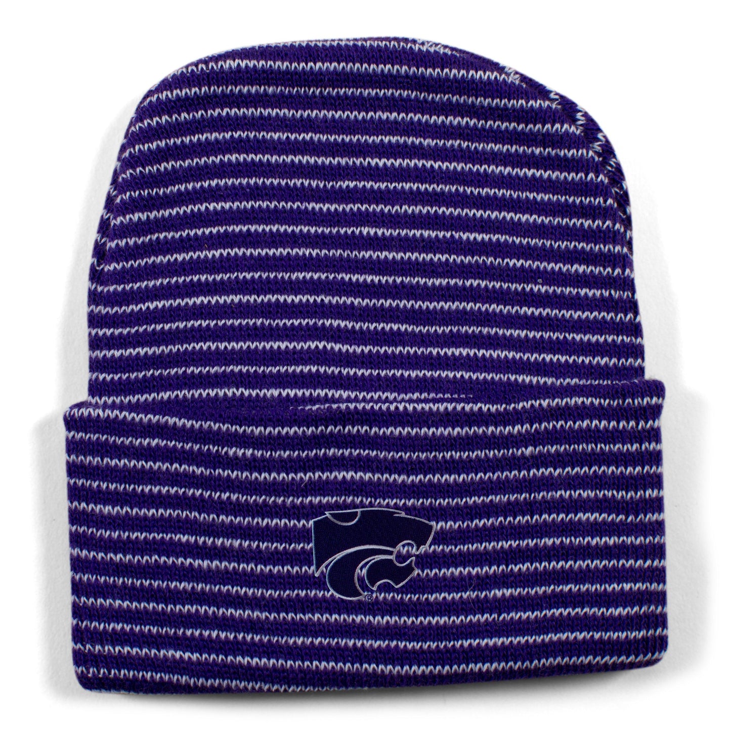 Kansas State Stripe Knit Cap