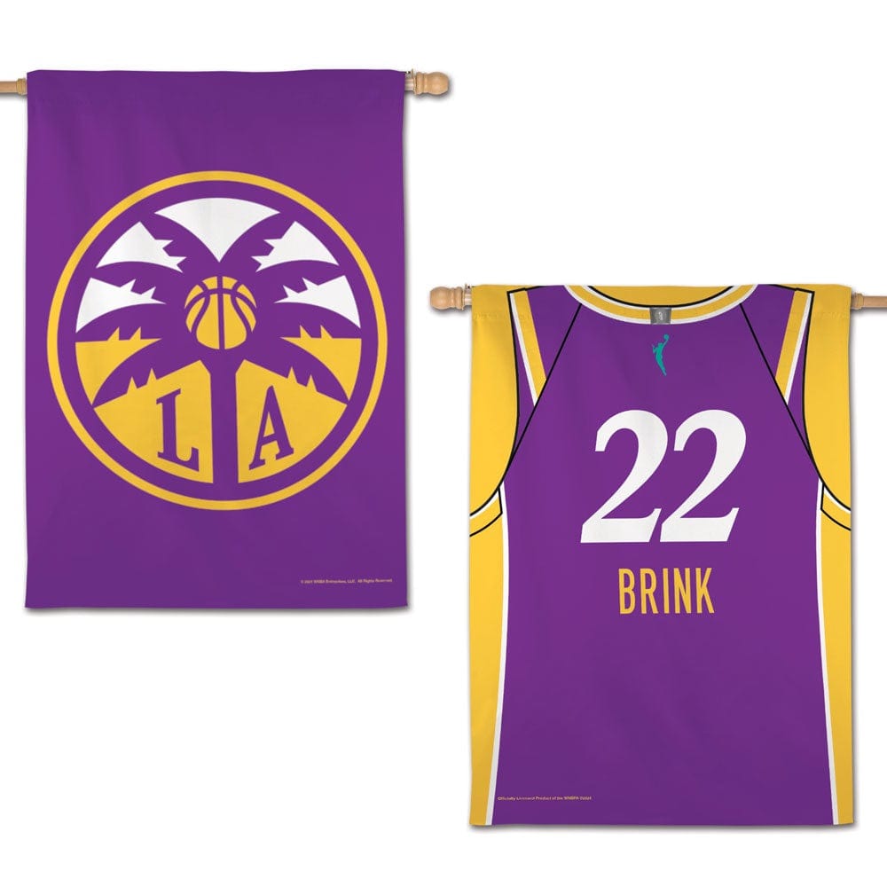 LA Sparks Banner 2 Sided Cameron Brink