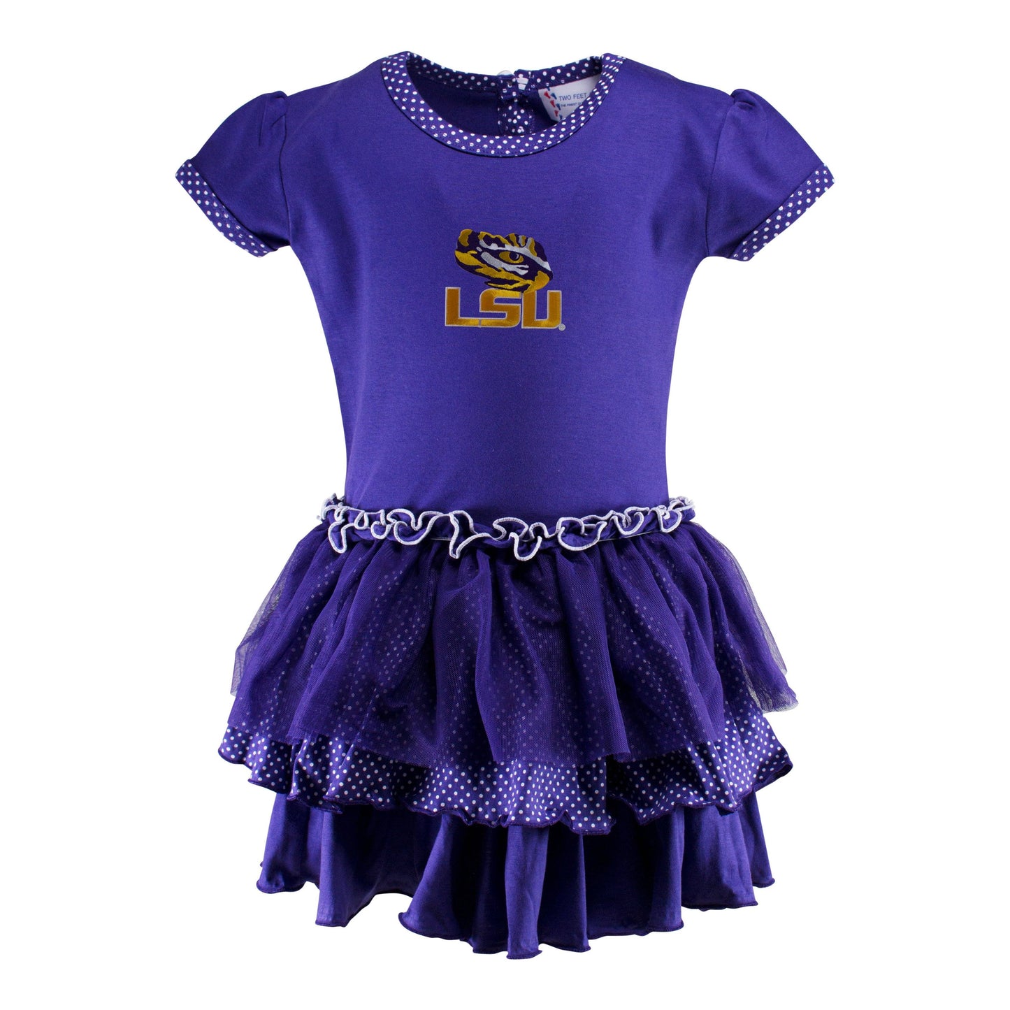 LSU Pin Dot Tutu Dress