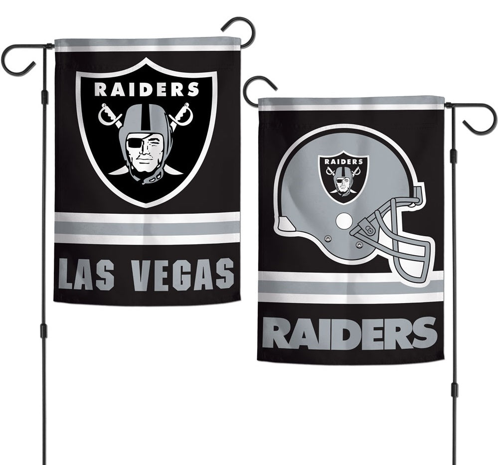 Las Vegas Raiders Garden Flag 2 Sided Logo