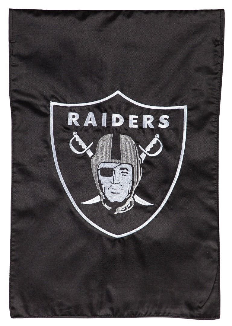 Las Vegas Raiders Garden Flag Applique 2 Sided