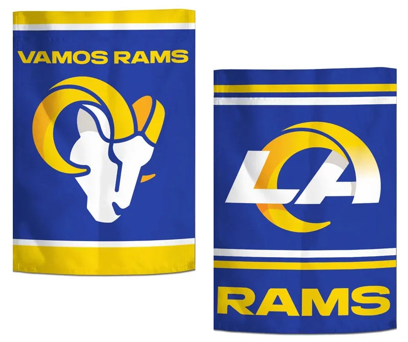 Los Angeles Rams Garden Flag 2 Sided Vamos Rams