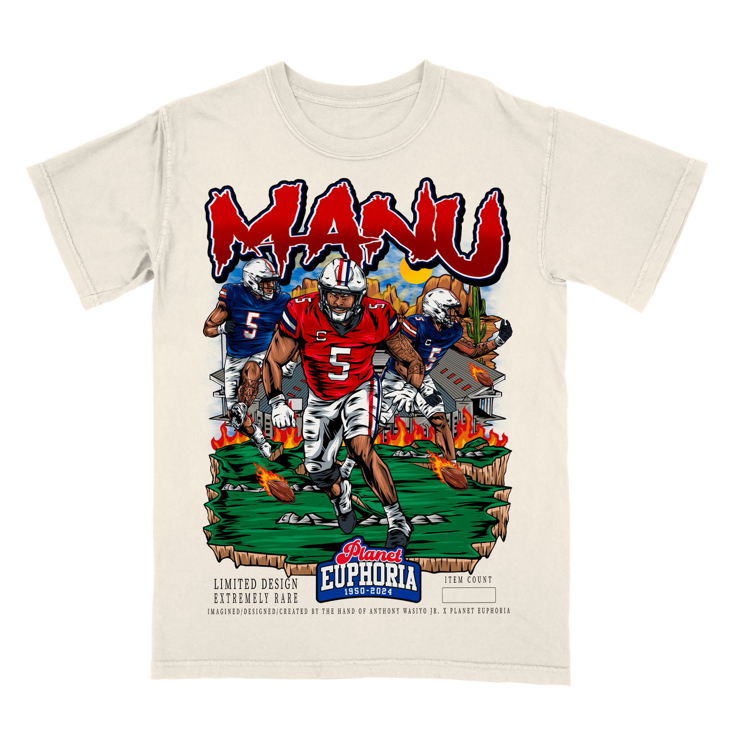 Jacob Manu Limited Edition Graphic T-Shirt