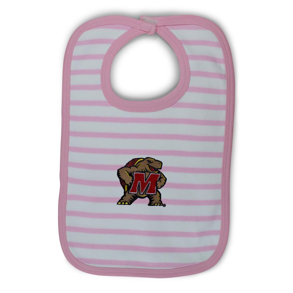 Maryland Infant Stripe Knit Bib