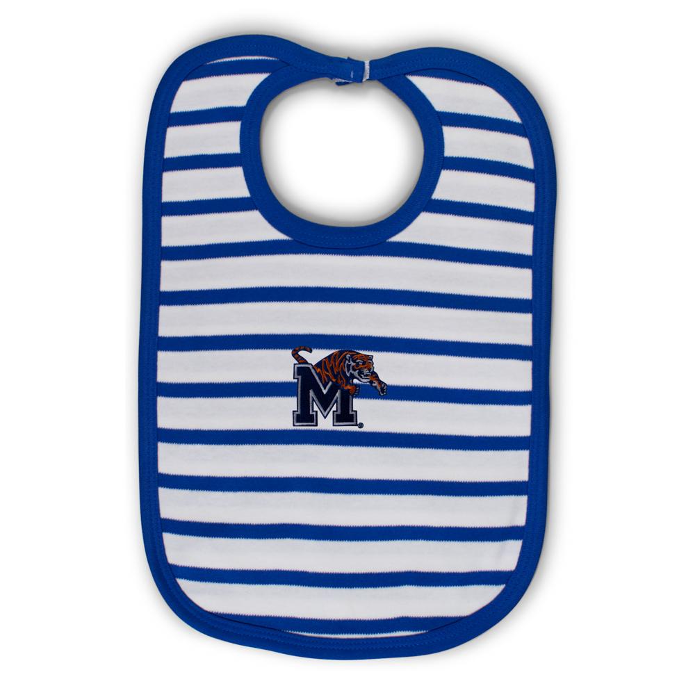 Memphis Infant Stripe Knit Bib