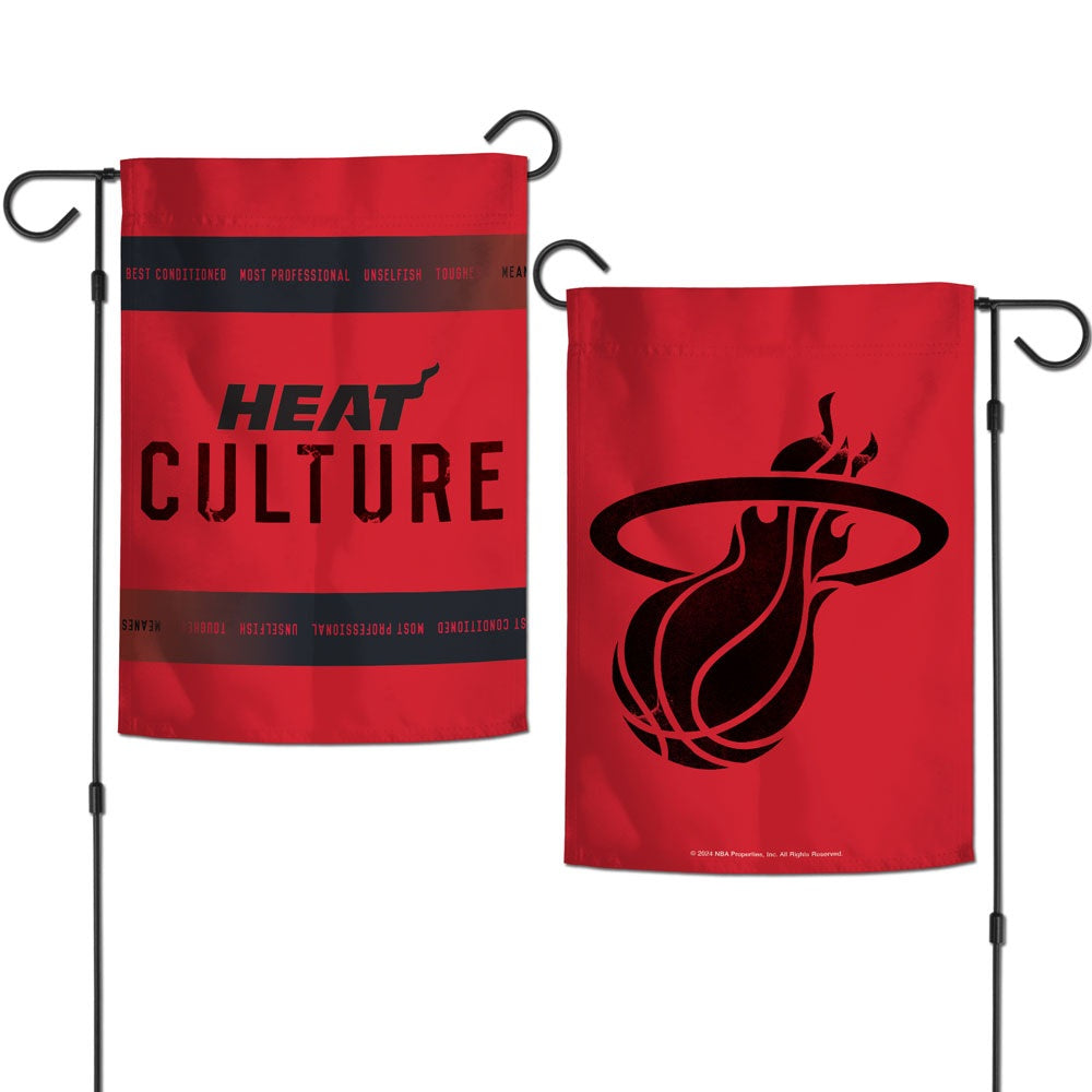 Miami Heat Culture City Garden Flag 2 Sided