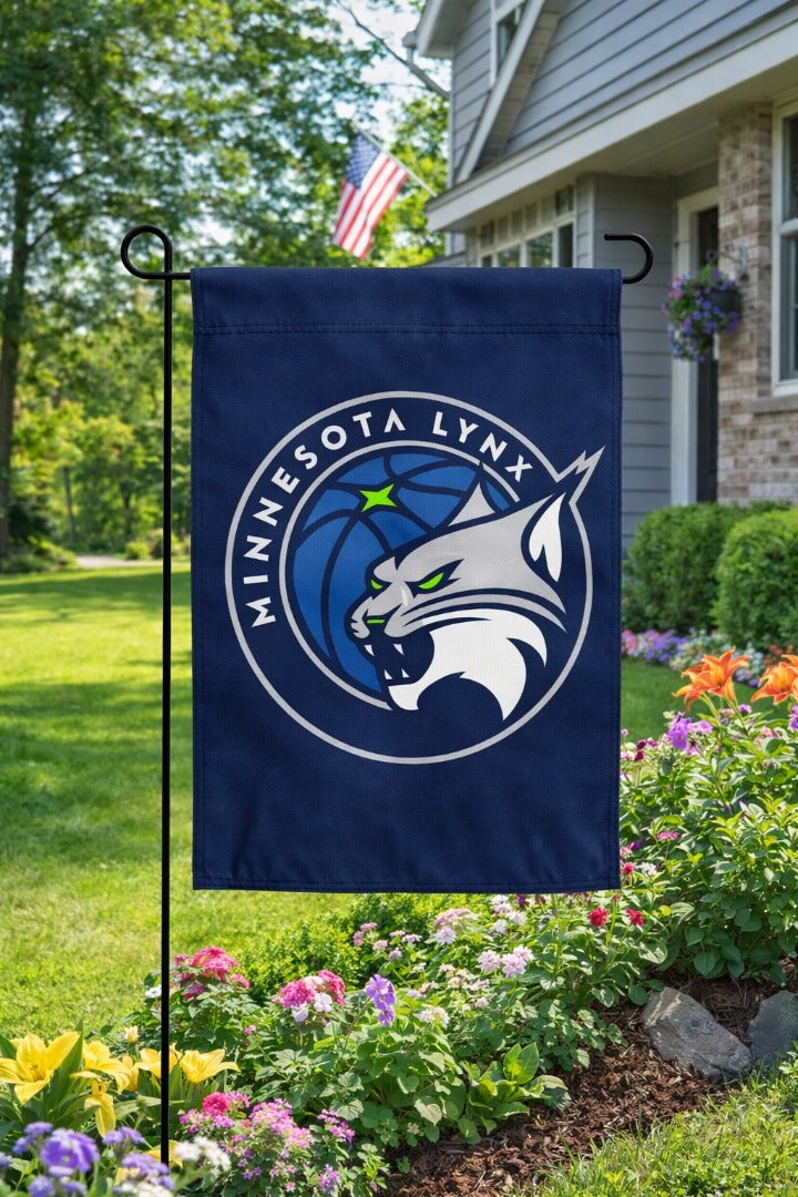 Minnesota Lynx Garden Flag 2 Sided
