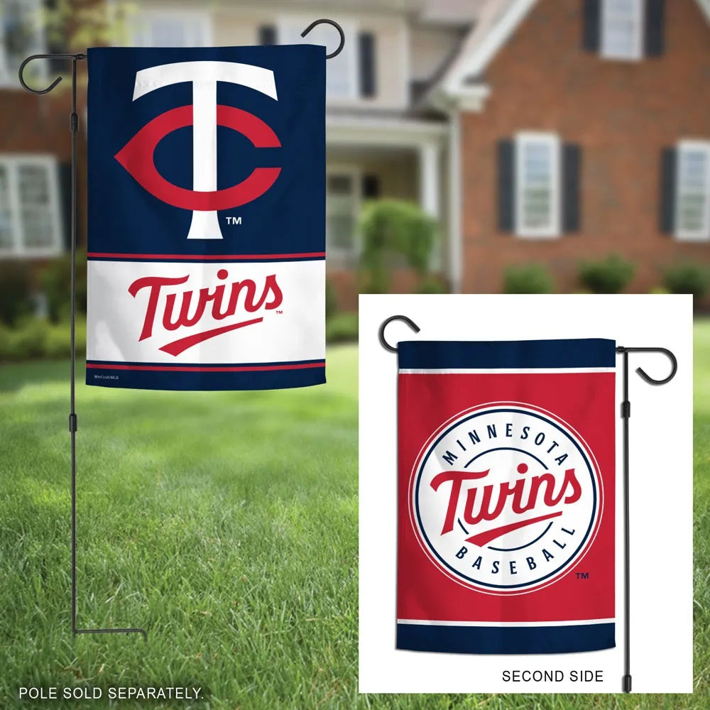 Minnesota Twins Garden Flag 2 Sided New Logo